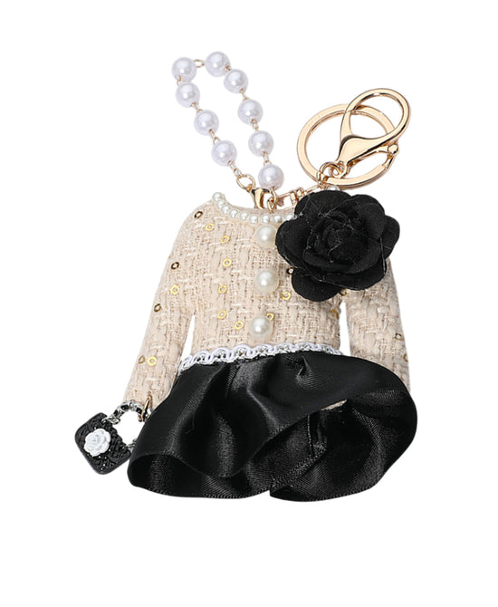 Tweed Dress Keychain/Bag Charm view