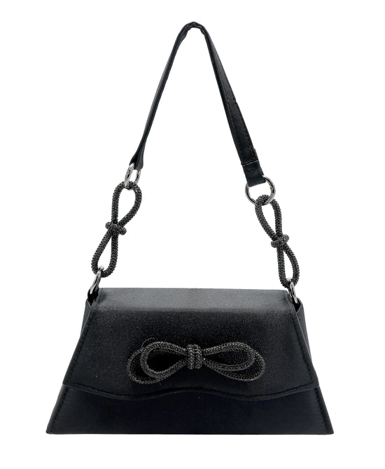 Rhinestone Bow Evening Bag view