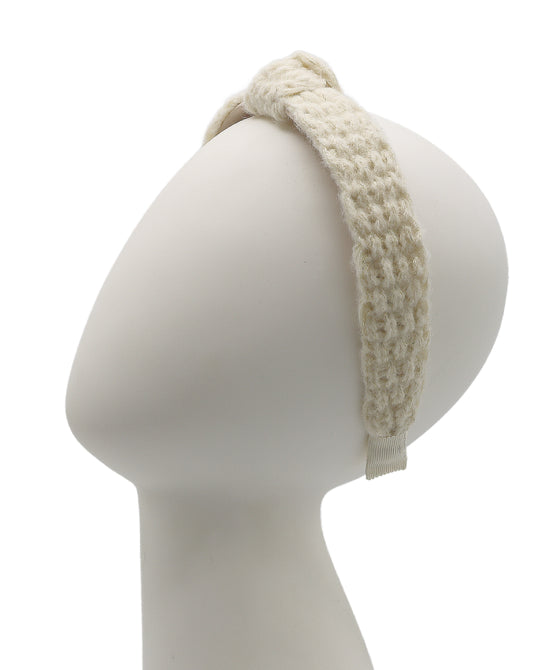 Knit Headband w/ Metallic Accents view