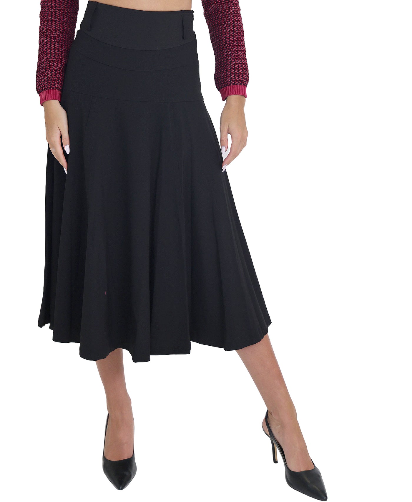 Drop Waist Maxi Skirt view 1