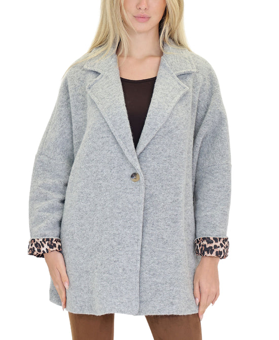 Wool Blend Jacket w/ Star Back view