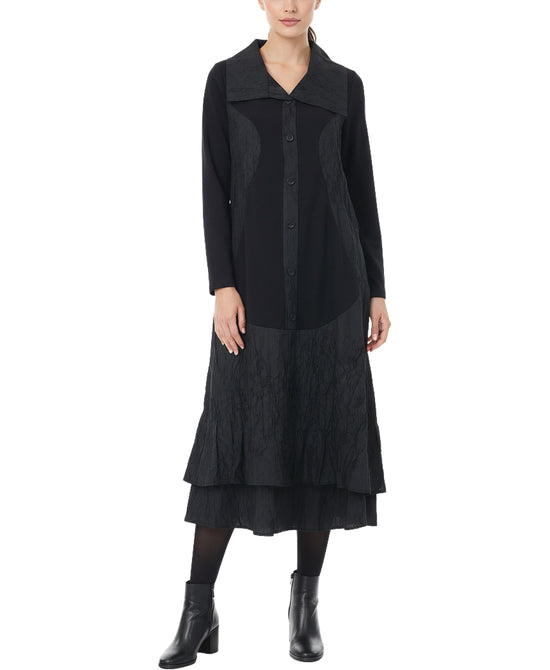 Dress w/ Crinkle Detail view