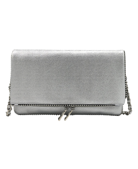 Faux Leather Crossbody Bag w/ Studs view