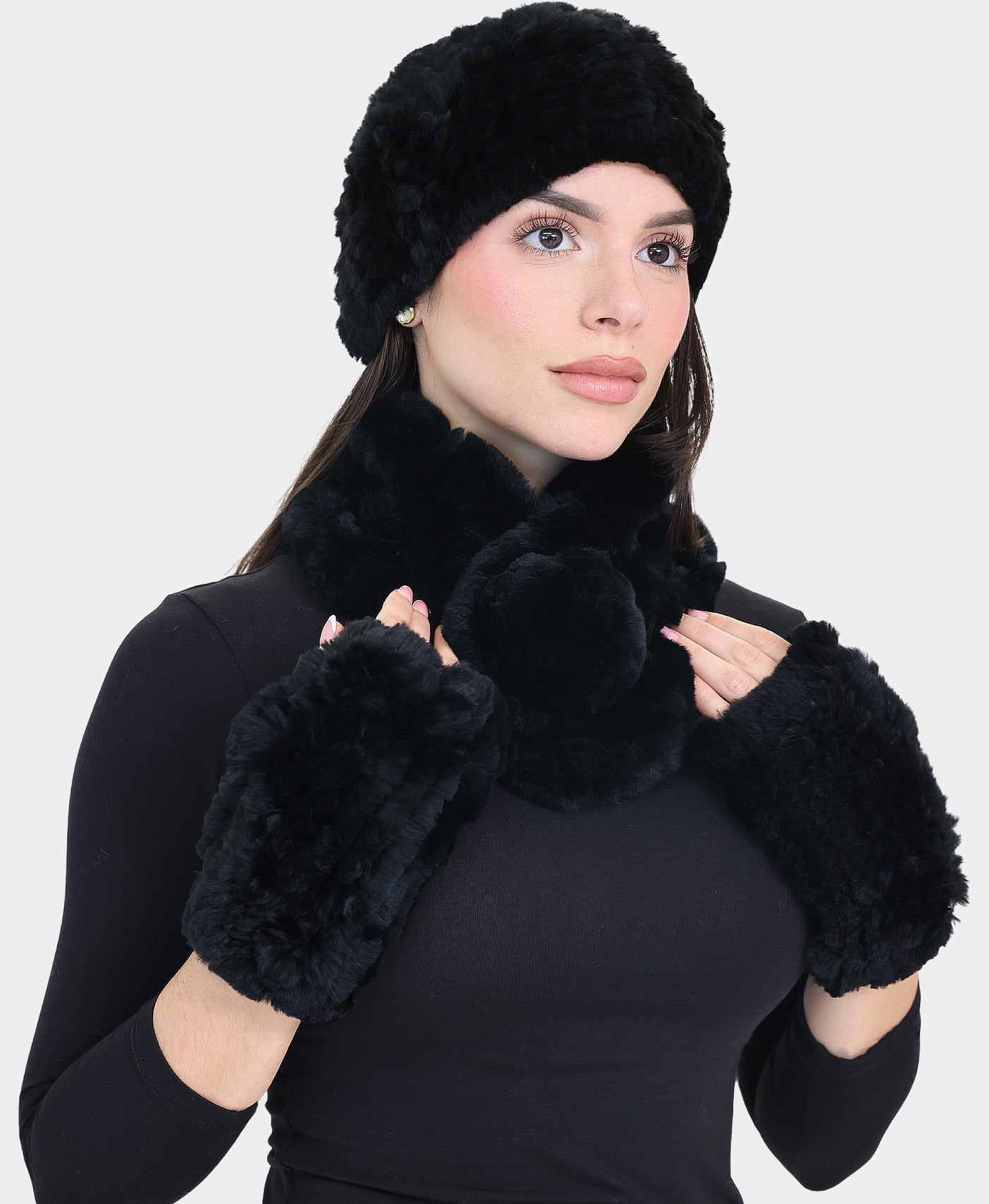 Fur Headband/Neck Warmer view 2