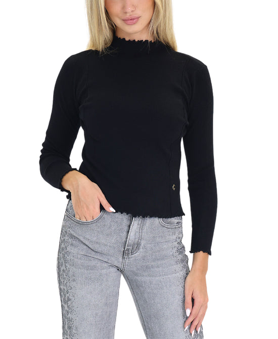 Sweater w/ Ruffle Trim view