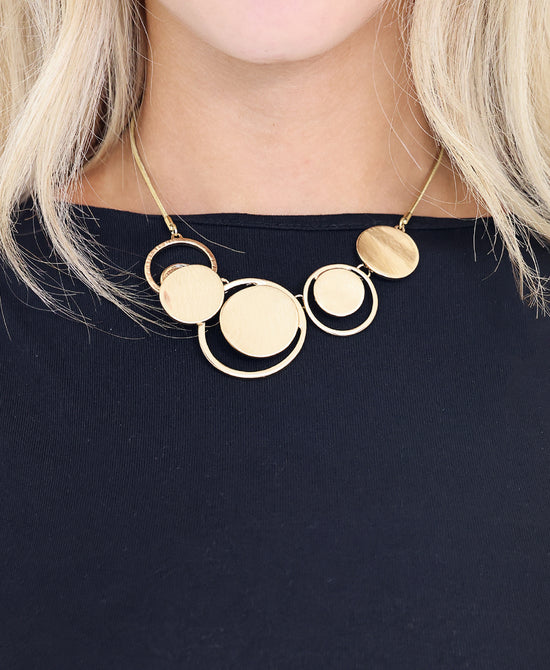 Circular Statement Necklace view