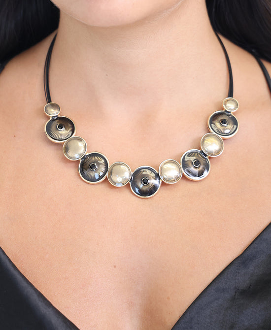 Disc Cord Necklace view