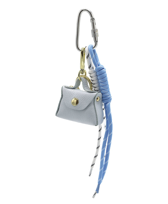 Faux Leather Mini Purse Bag Charm/Keychain view