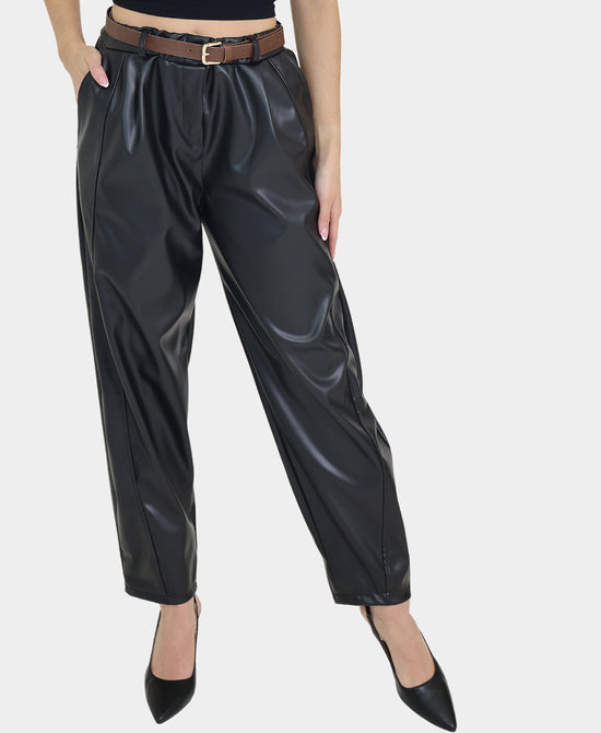 Faux Leather Pants view