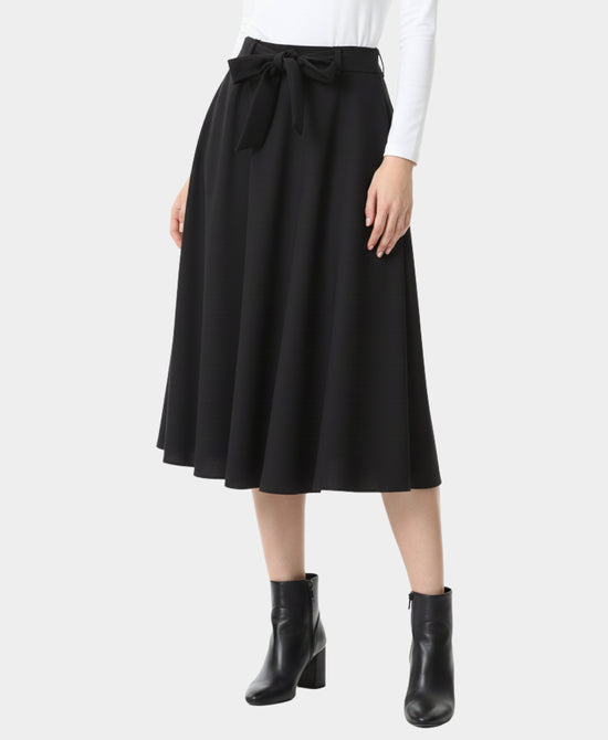 Solid Midi Skirt view