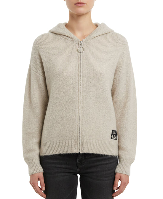 Zip Front Hoodie Sweater view