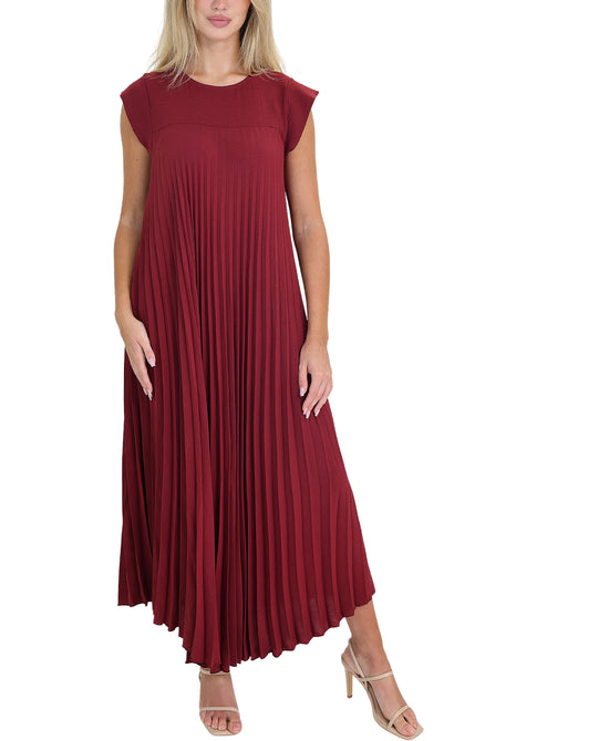 Pleated Maxi Dress view