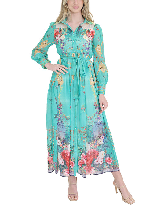 Printed Maxi Dress view 