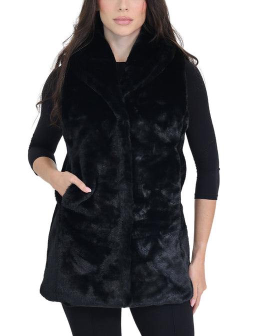 Faux Fur Vest view