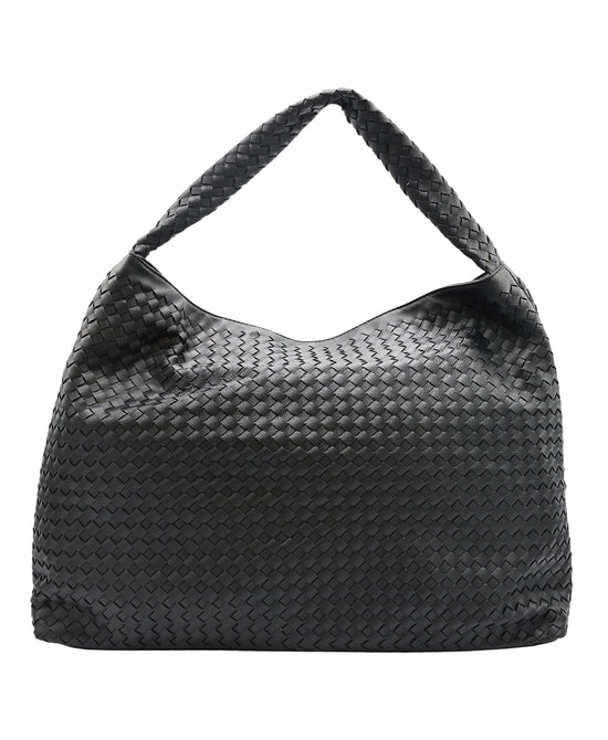 Large Woven Shoulder Bag view