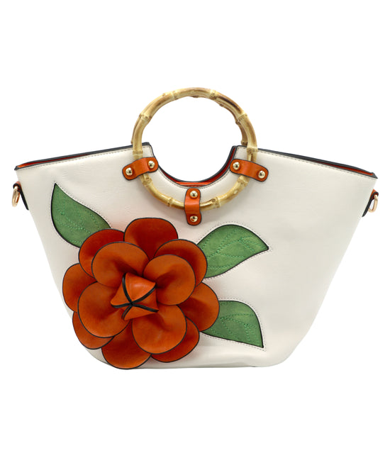 Flower Tote Bag view 