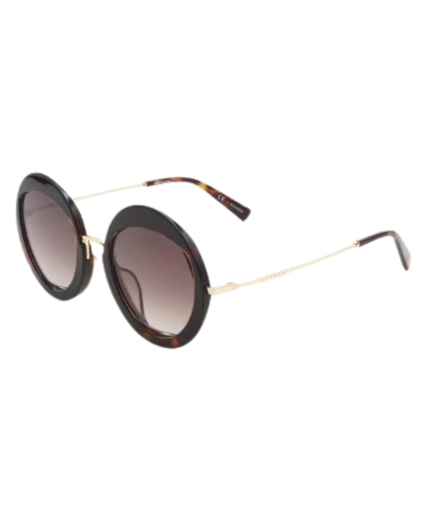 Oversized Round Sunglasses w/ Cutouts view 1