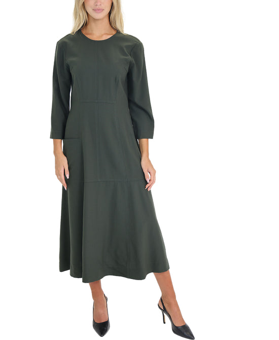 Solid Midi Dress view