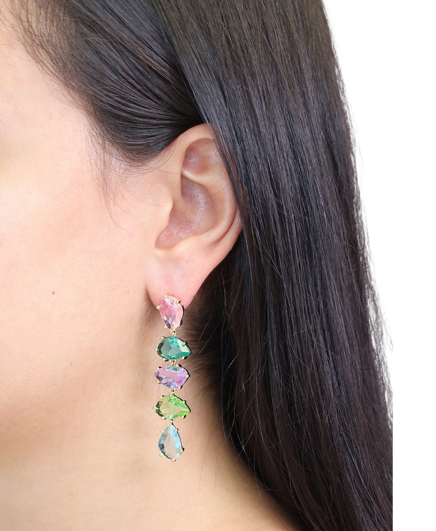 Crystal Drop Earrings view 1