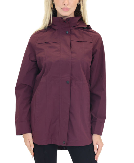 Packable Hooded Rain Coat view