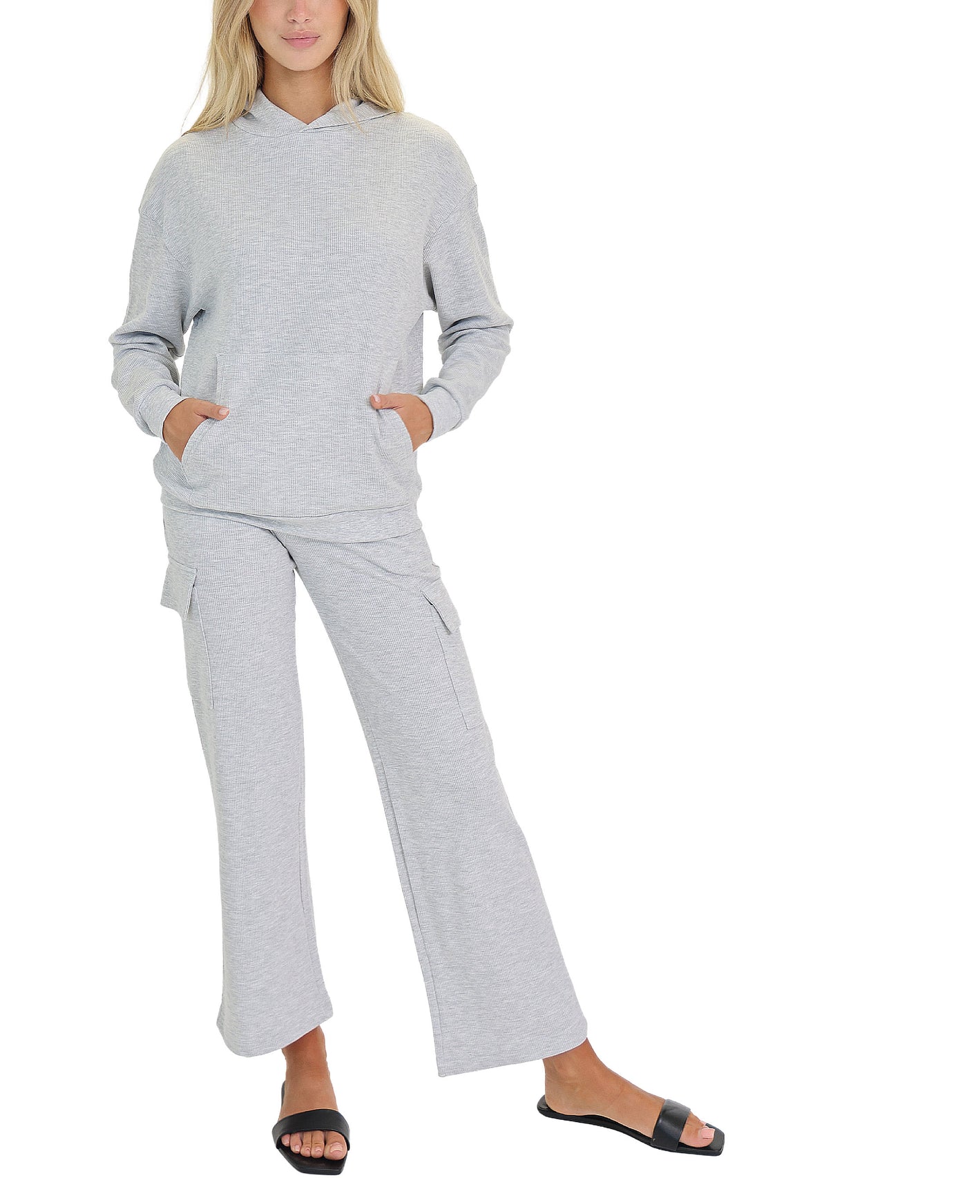Waffle Knit Hoodie view 2