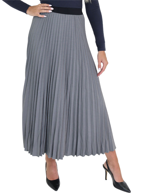 Pleated Midi Skirt view 