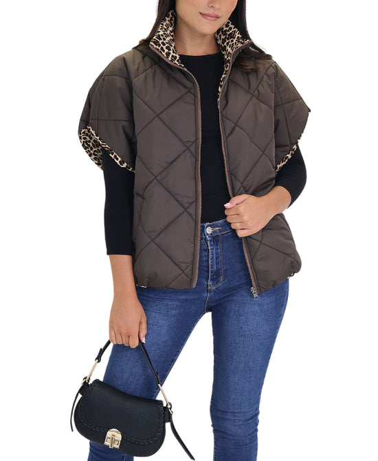 Reversible Quilted Vest view