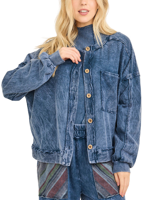 Mineral Wash Cardigan view