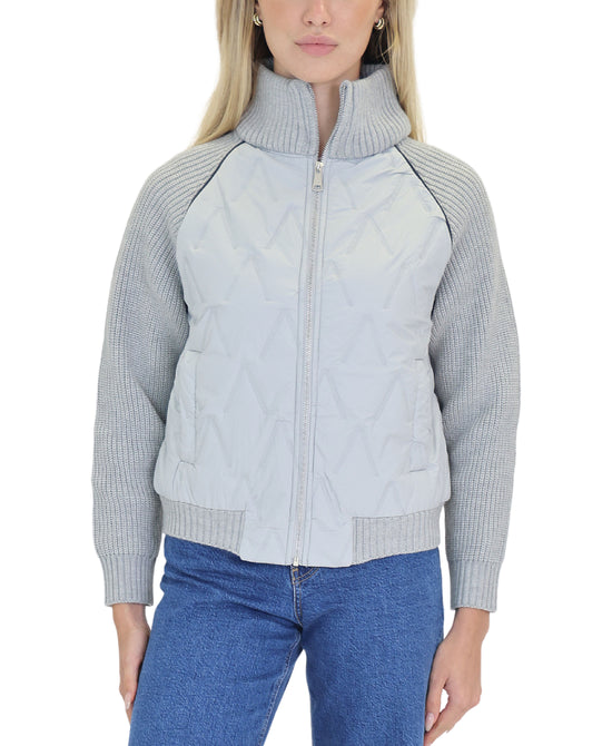 Jacket w/ Knit Sleeves view