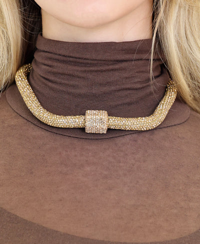 Crystal Square Necklace image 1