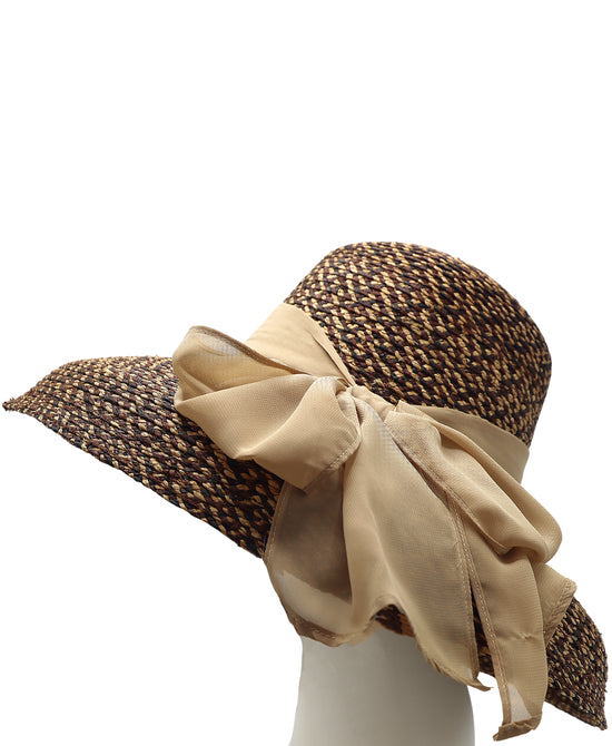 Straw Hat w/ Bow view 