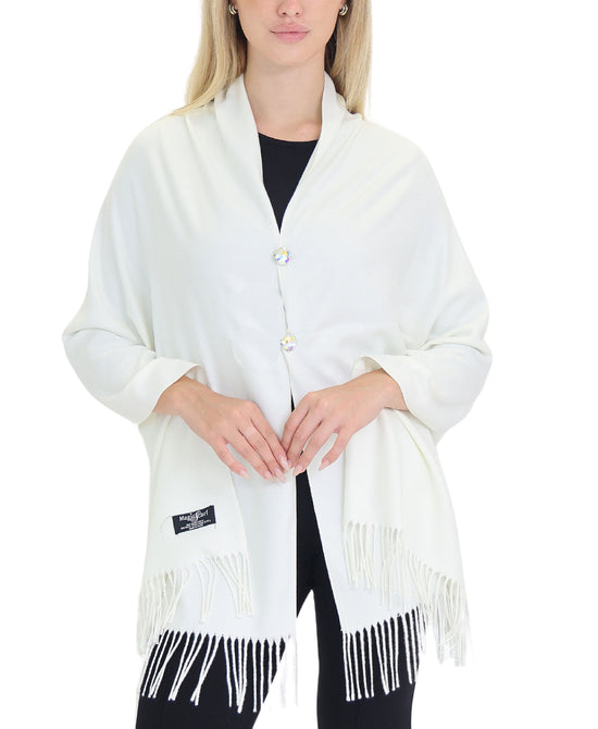 Shawl w/ Jeweled Buttons view