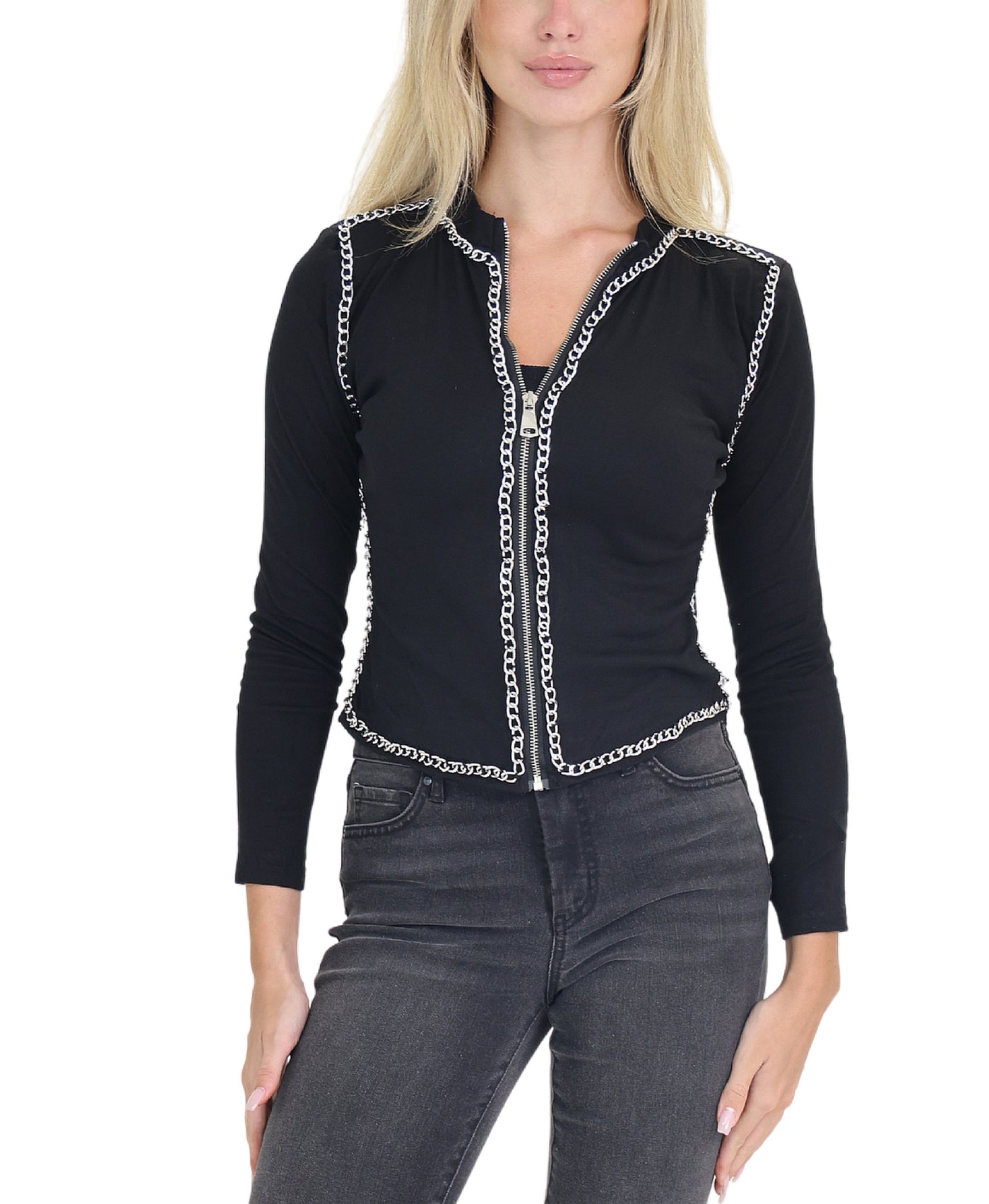Chain Trim Jacket view 1