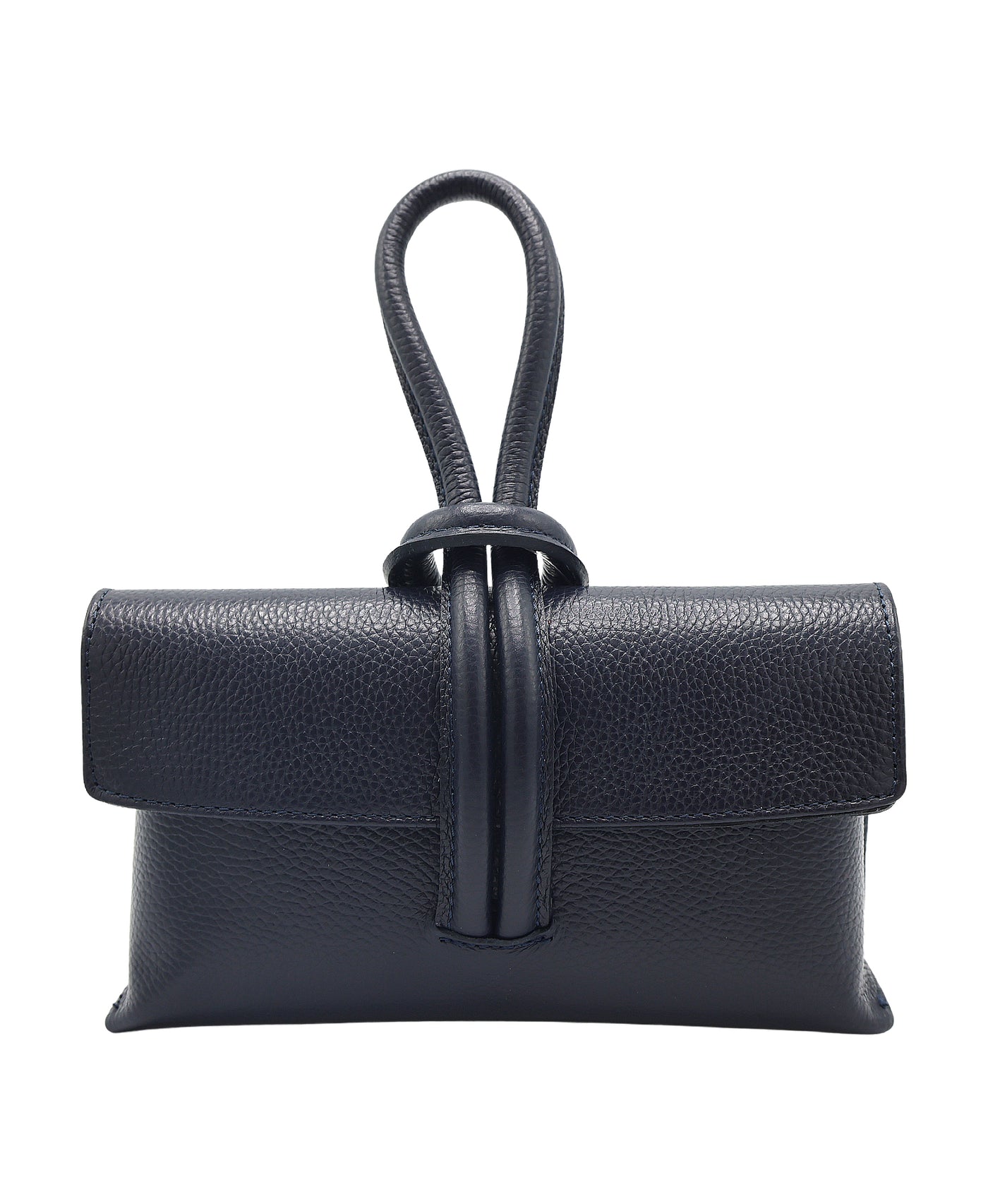 Leather Loop Handle Handbag view 1