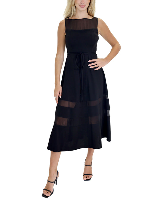 Mesh Detail Maxi Dress view