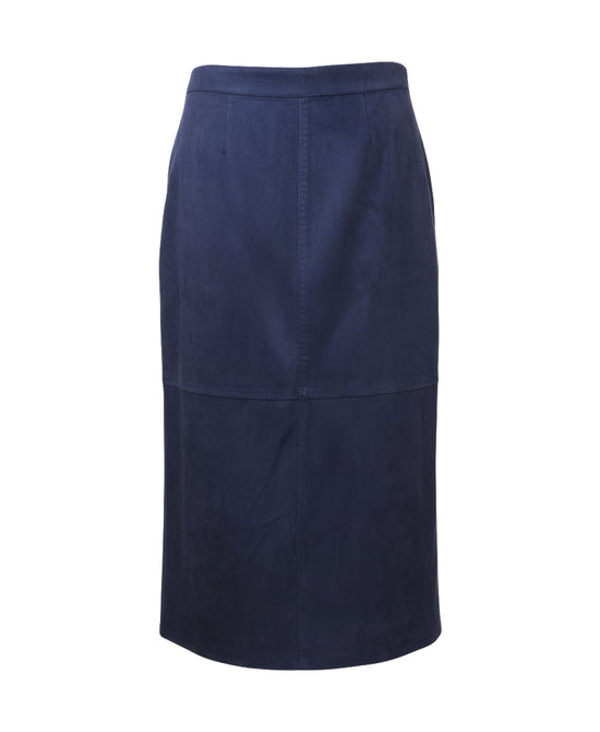 Faux Suede Midi Skirt view