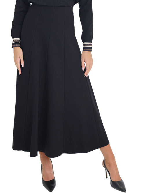 Solid Midi Skirt view