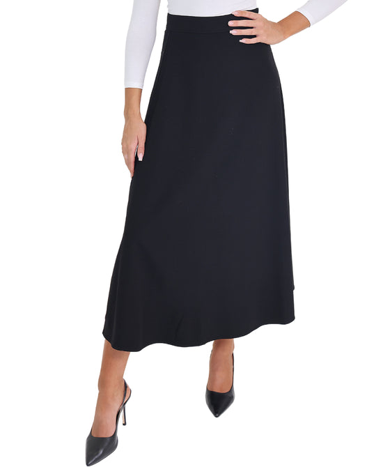 Solid Midi Skirt view