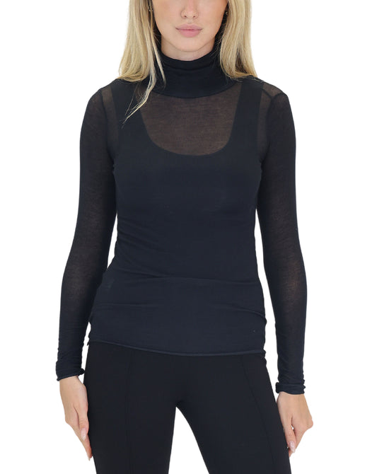 Lightweight Knit Turtleneck view