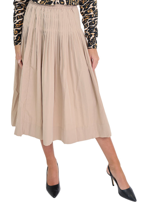 Solid Midi Skirt view