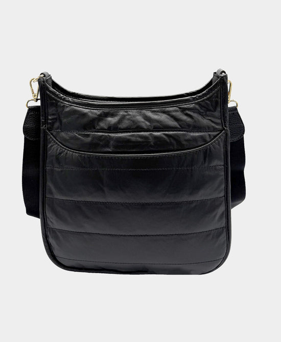 Puffer Crossbody Messenger Bag - Large view