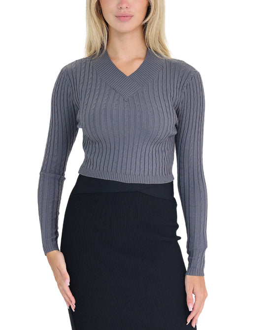 Cable Knit Sweater view