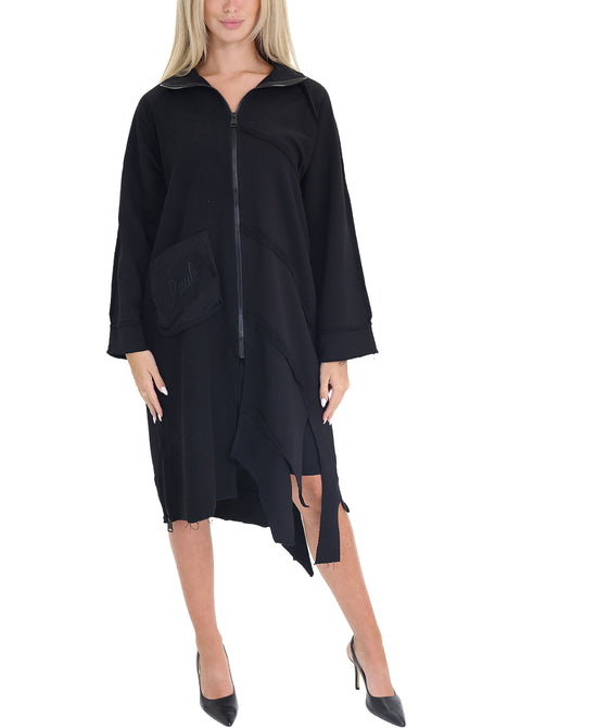 Zip Up Midi Dress view