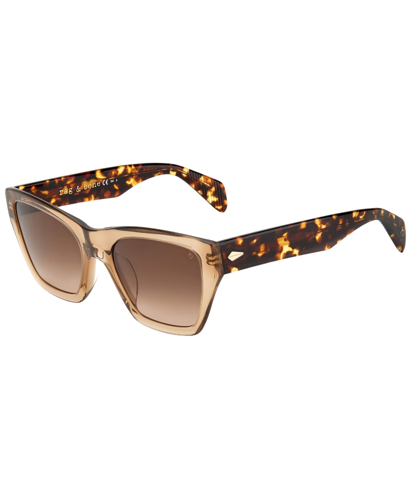 Square Tortoise Sunglasses view 1