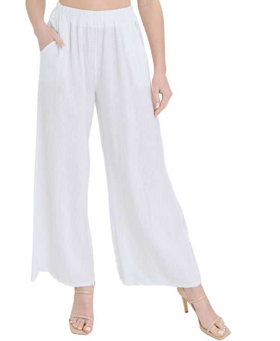 Linen & Cotton Pants view 