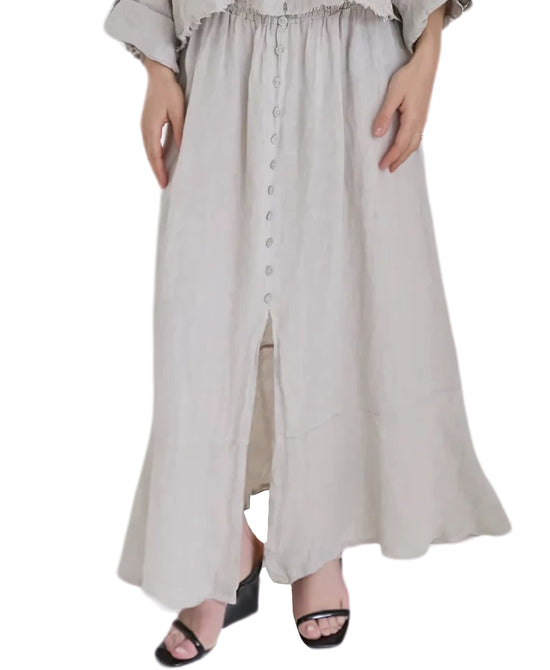 Linen Skirt view