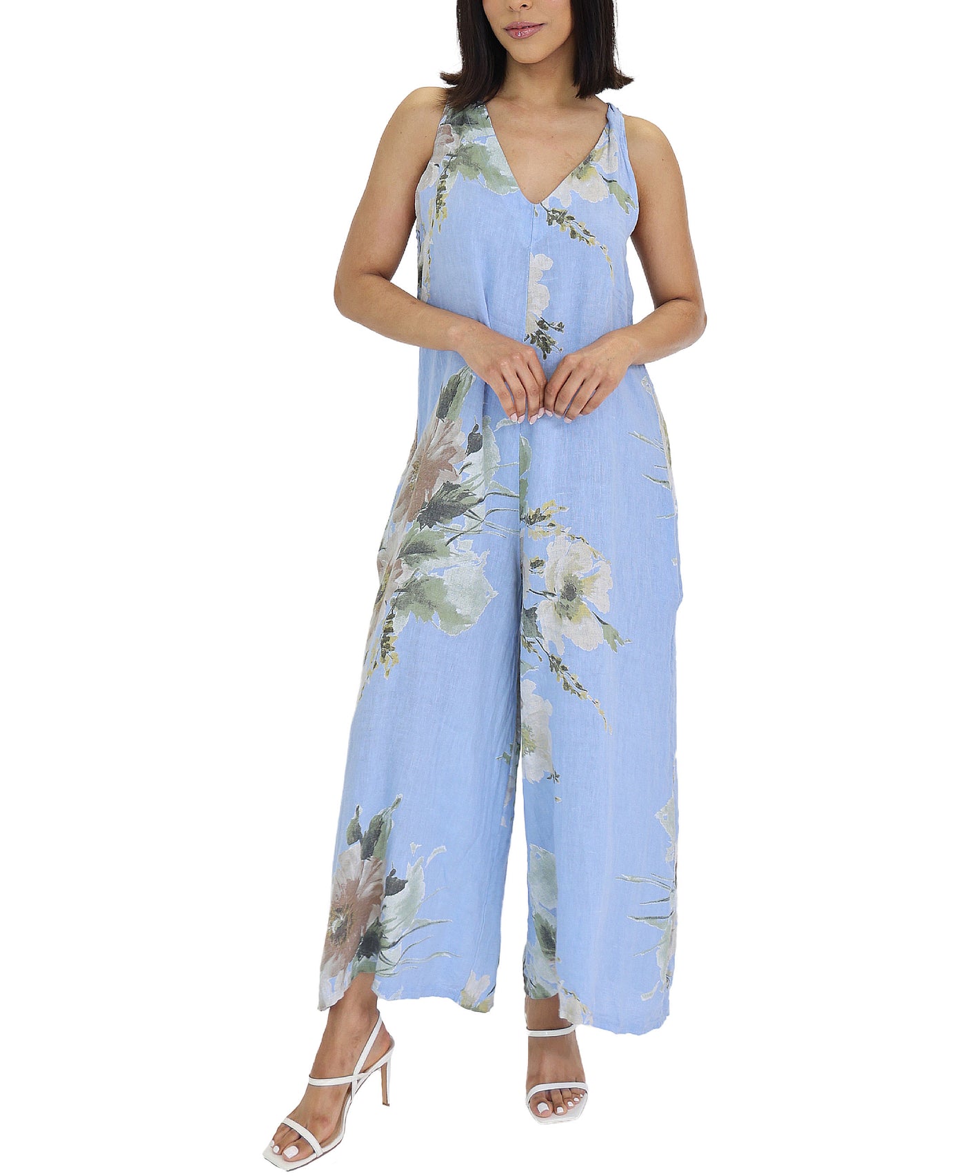 Floral Print Jumpsuit view 1
