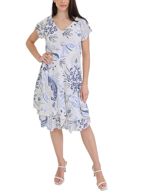 Printed Cotton Dress view
