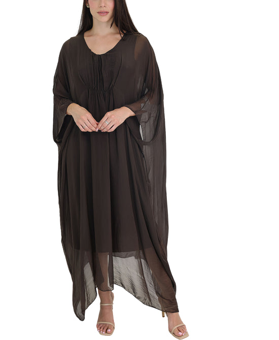 Silk Maxi Dress view