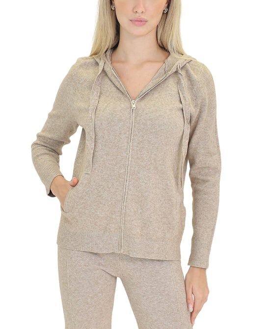 Knit Zip Up Hoodie view